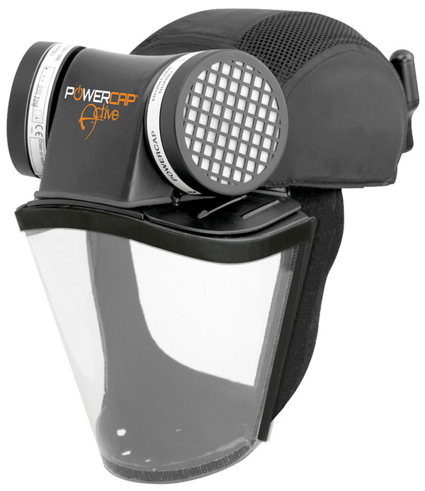 Respiratore PowerCap® Active™ Black EN 12941 TH1P, FFP2