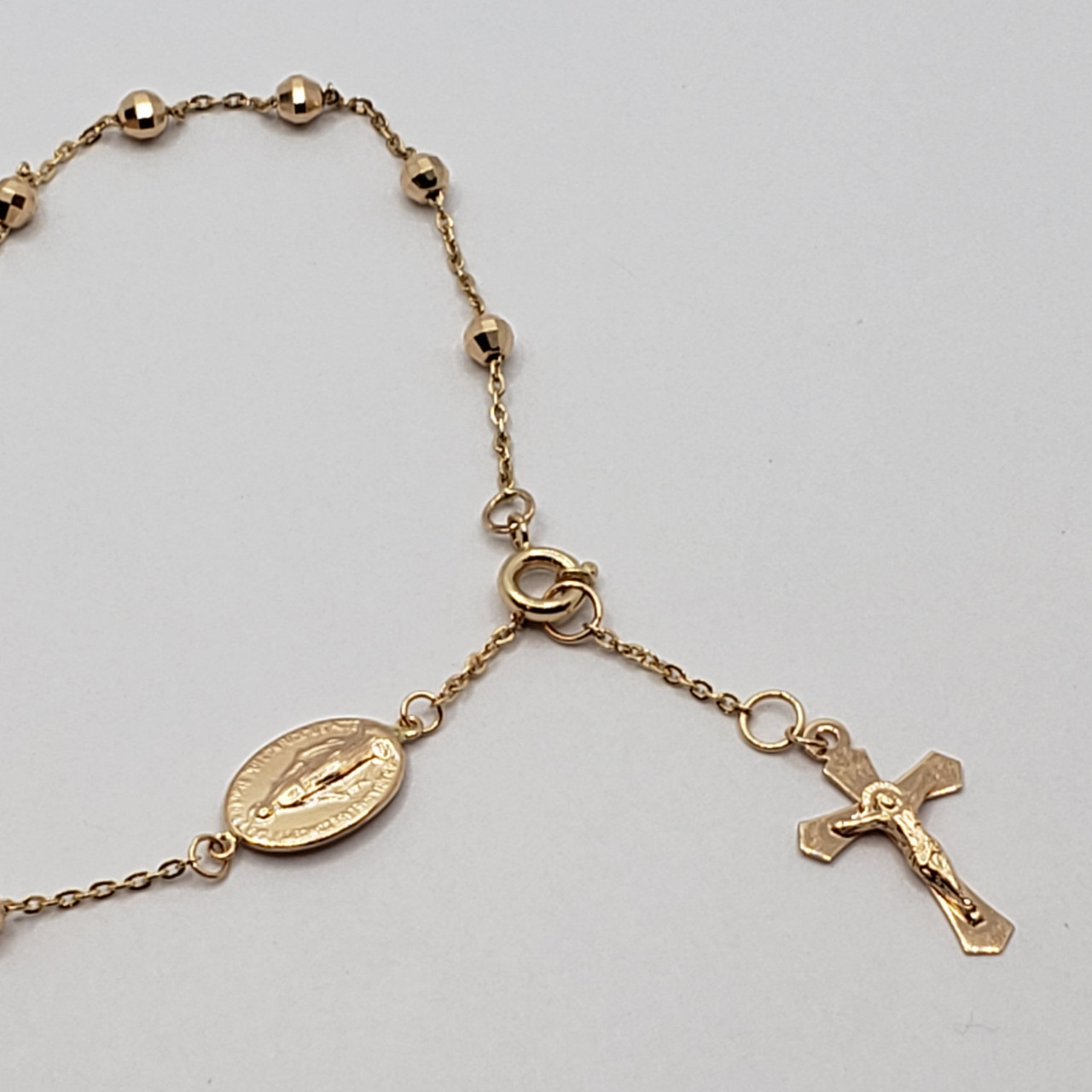 19.2k Portuguese Gold Rosary Bracelet