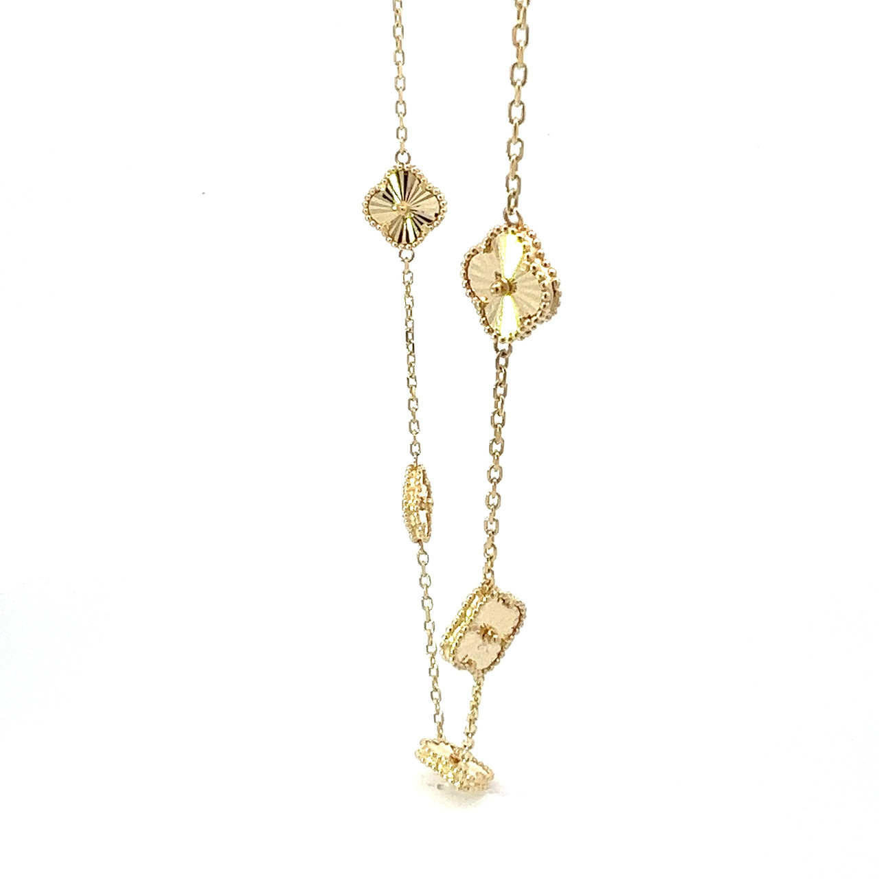 18k Yellow Gold Wheat Link Chain