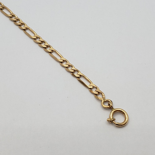 19.2k Portuguese Gold 3 by 1 Bracelet