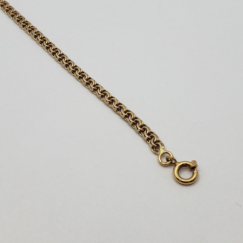 19.2k Portuguese Gold Friso Link Bracelet