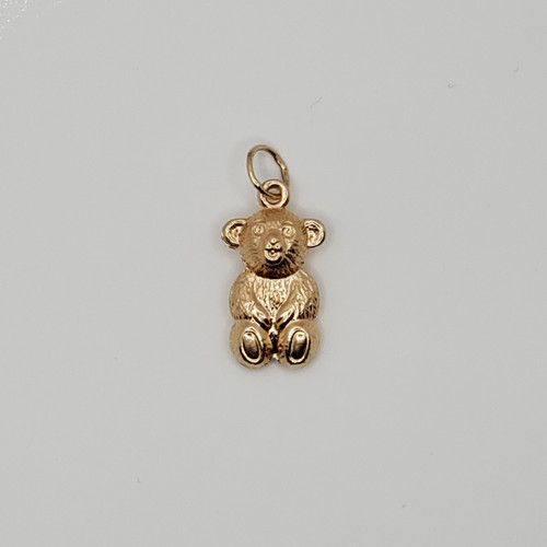 19.2k Portuguese gold Double sided Bear Charm 19.2k Portuguese gold Double sided Bear Charm