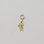 18k Yellow Gold Kids  Small with CZ Charm