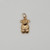 19.2k Portuguese gold Double sided Bear Charm