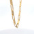 18k Yellow Gold 1by1 Rectangle Link Chain