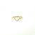 18k Yellow Open Gold Heart Ring 1.4gr