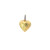 19.2k Portuguese Two Tone Gold Hollow Heart Trellis with Diamonds Pendant