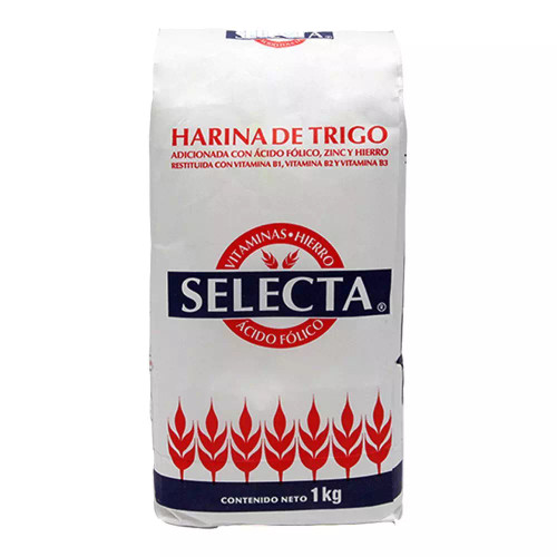 Harina De Trigo Selecta Bolsa 1 Kilogramo