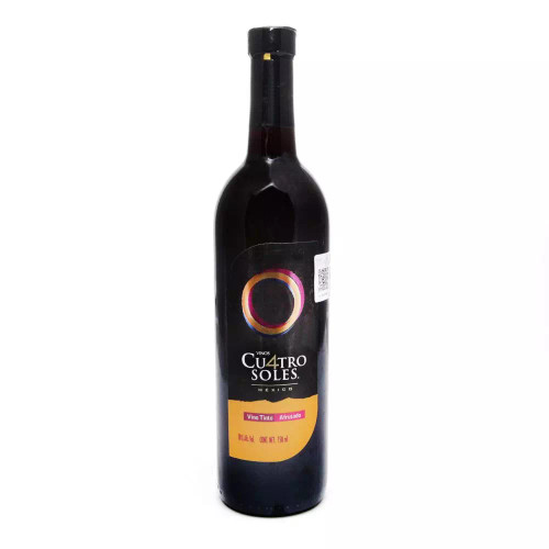 Vino Tinto Afrutado Cuatro Soles 750 Ml (IVA Incluido)