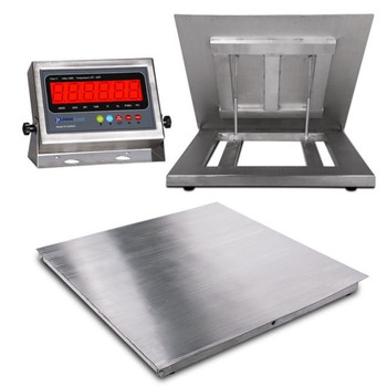 Wireless Veterinary Scale 700 lb x 0.2 lb - 38 x 20 - Stainless Steel