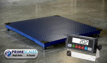 Prime 10000F 40x40 Floor Scale & Indicator Package | Industrial Scales