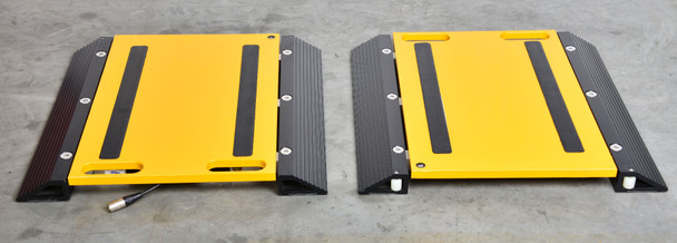 ​PS-60KWP2  27.5" x 16.5" x 1.2" Portable Vehicle Axle Truck Scale weigh pads  with Printing Indicator