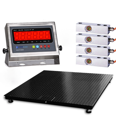 Industrial NTEP Floor Scale 24 x 24 ( 2' x 2' ) + 1 Ramp