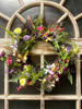Arty 24" Butterfly Flower Wreath on Natural Twig Base