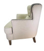 HomeElegance Accent Chair with Kidney Pillow Cream