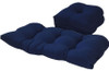 Outdoor Solid Navy 3 Piece Cushion Set