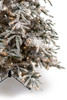 9' Flocked Balsam Prelit Artificial Christmas Tree