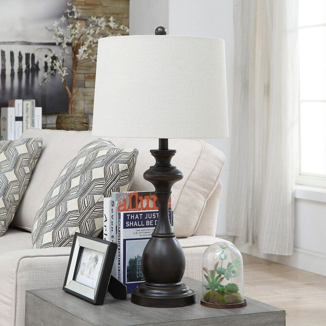 metal table lamps for living room