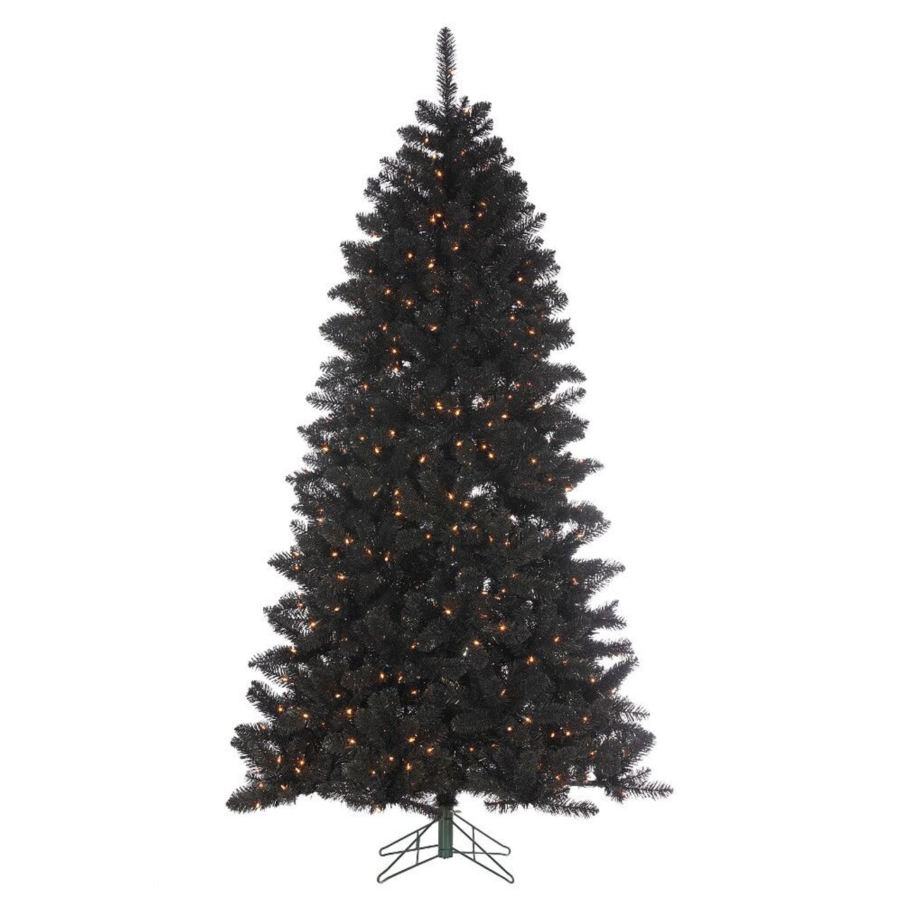 black artificial christmas tree