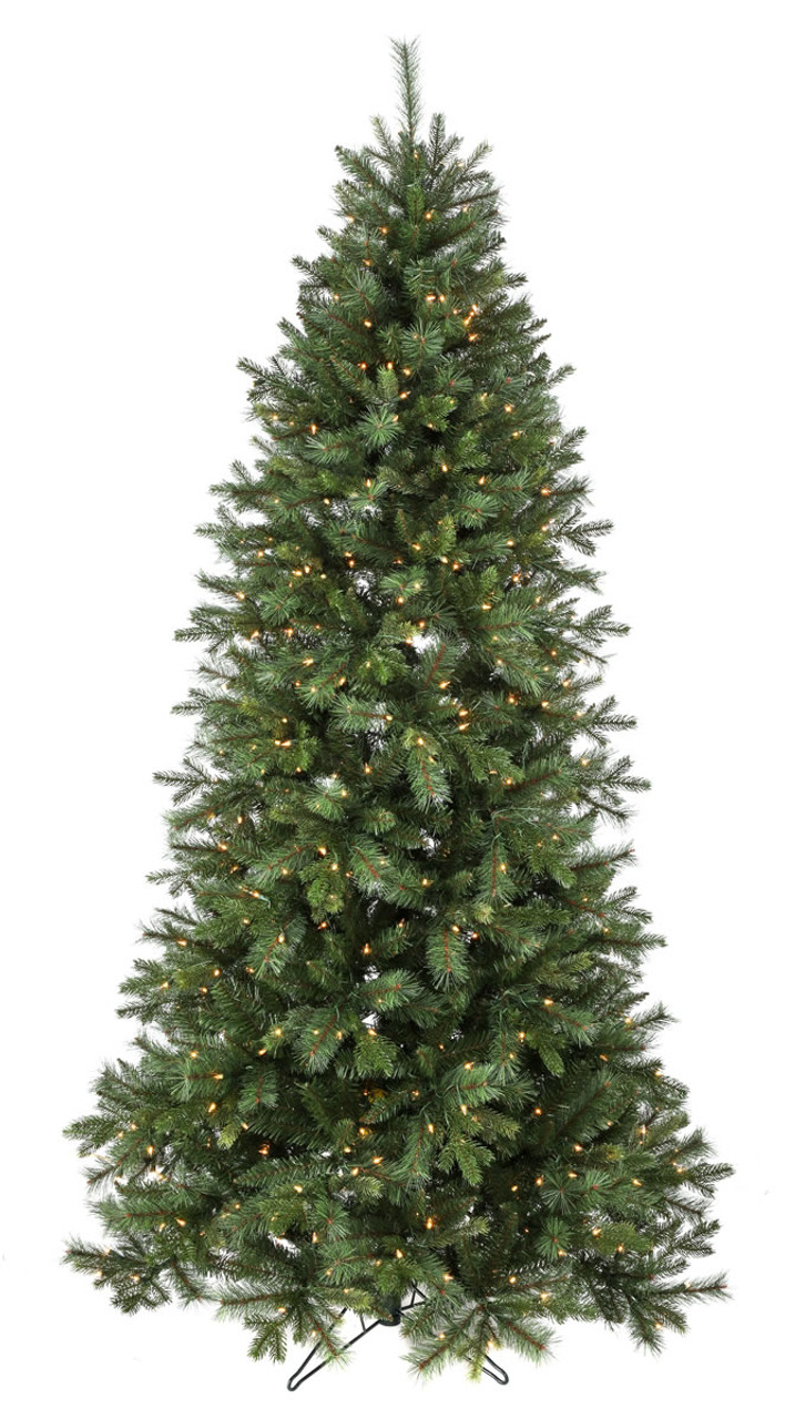 artificial prelit christmas trees