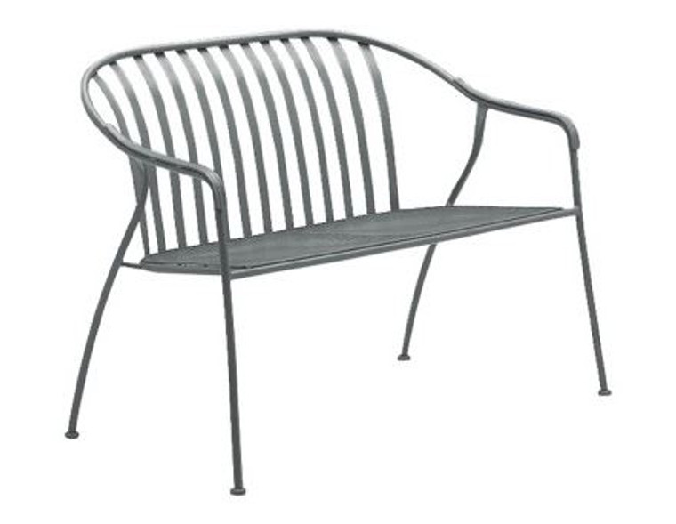 Woodard Valencia Barrel Love Seat - Stackable