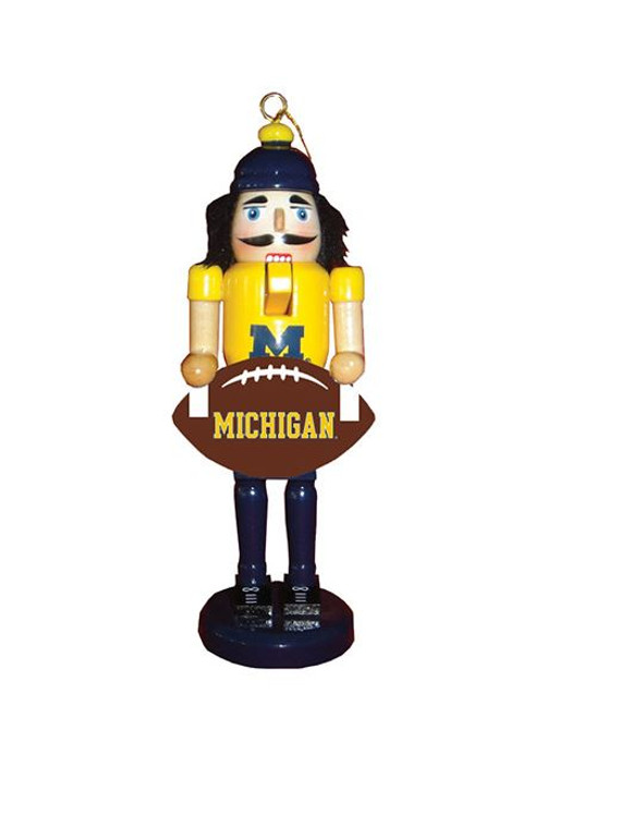 6" Michigan Football Nutcracker Ornament