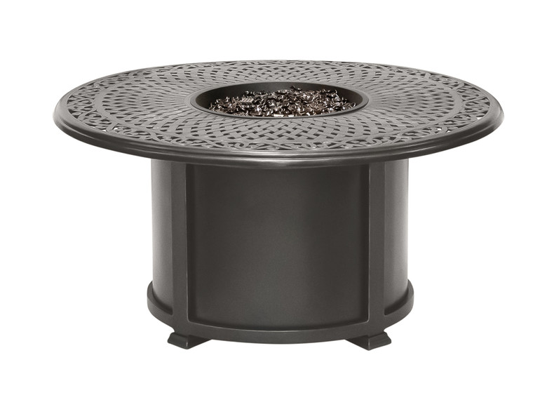 Charleston 48" Round Firepit with Cast Top
