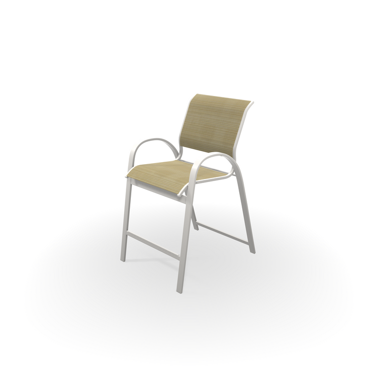 Aruba Sling Balcony Height Stacking Cafe Chair