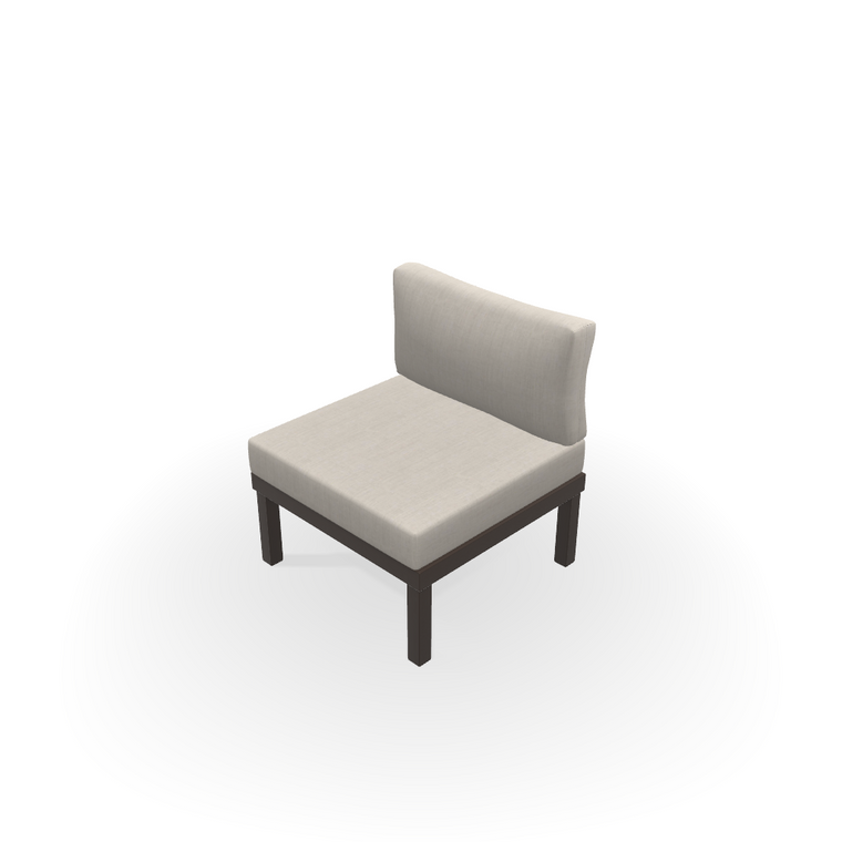 Larssen Cushion Collection Armless Single Seat Section