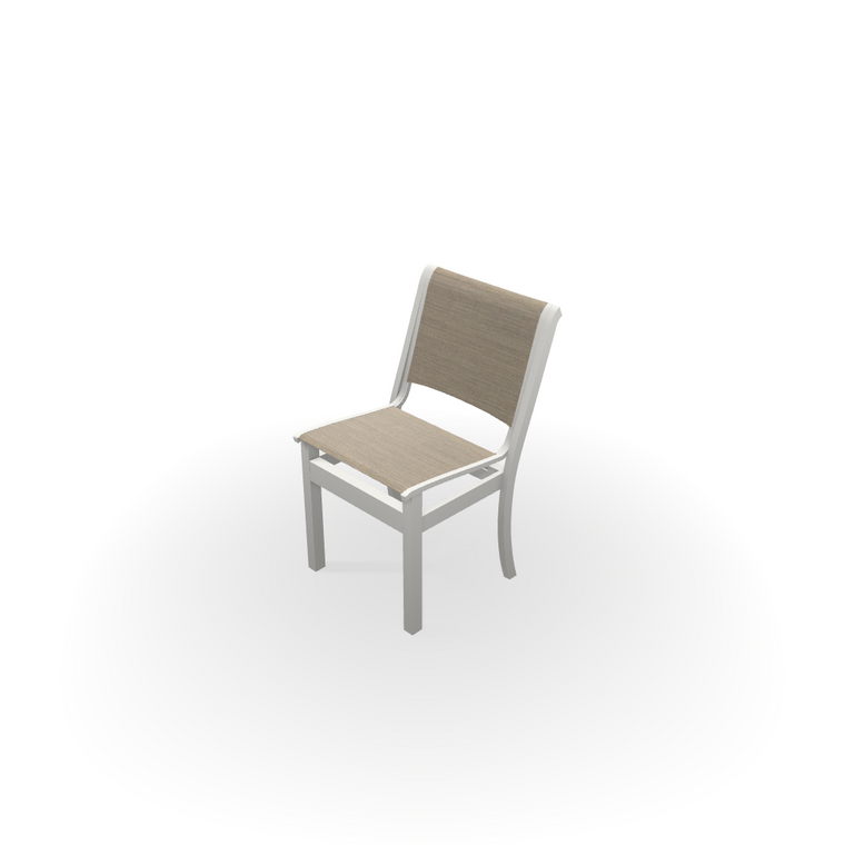 Dune MGP Sling Armless Stacking Side Chair