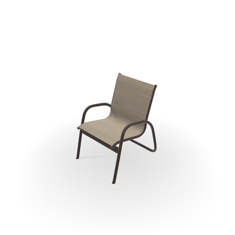 Gardenella Sling Stacking Arm Chair