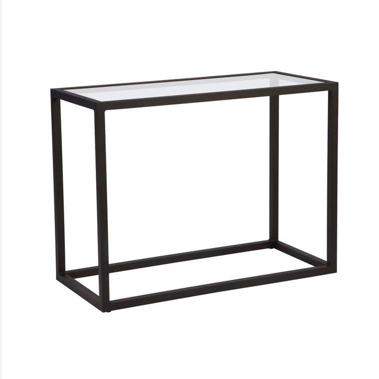 Woodard Salona Console Table - Clear Glass