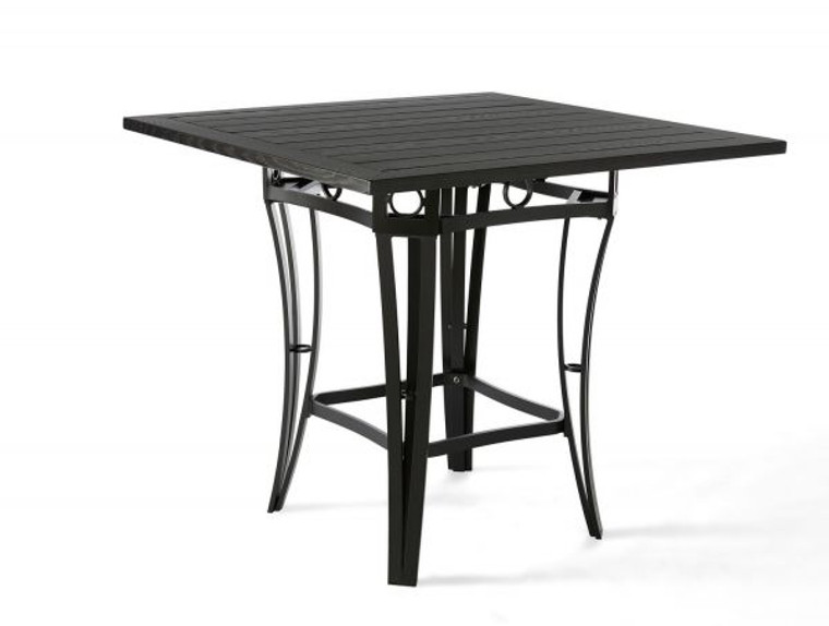 Salinas 43" Square Counter Height Umbrella Table