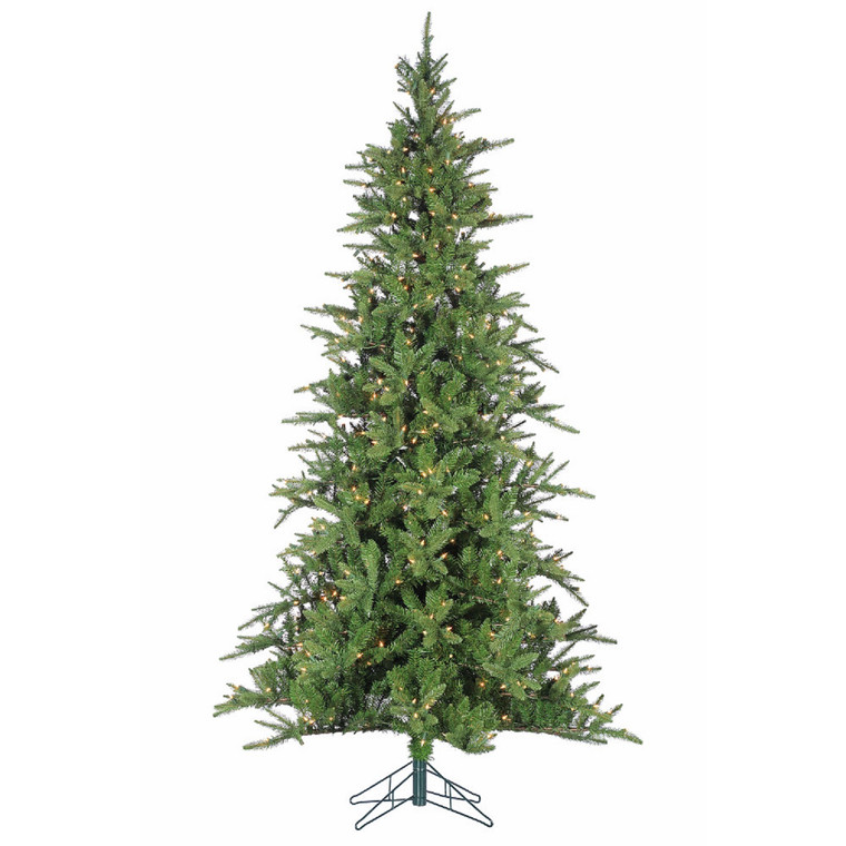 7.5' Overton Pre-Lit Artificial Pine Christmas Tree with Clear Lights