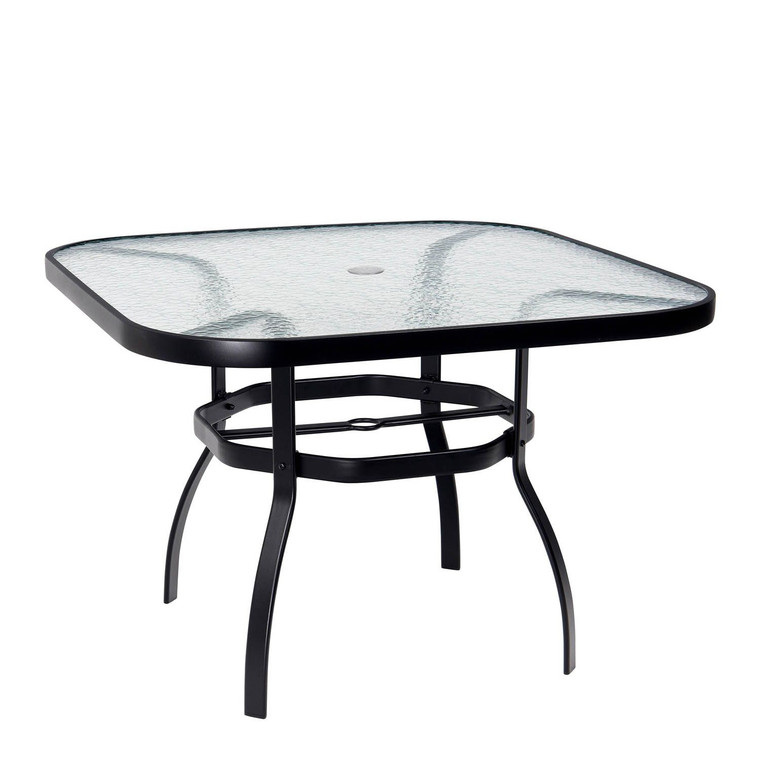 Deluxe 42" Umbrella Table - Obscure Glass