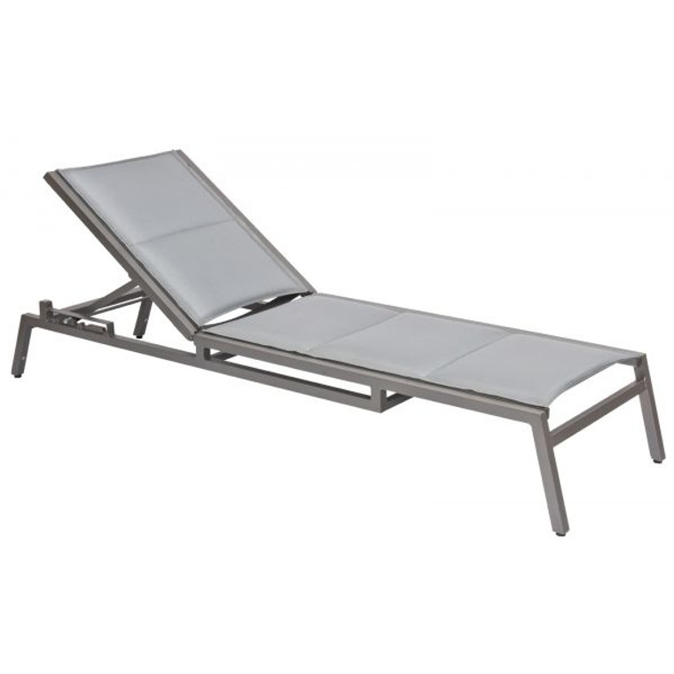 Palm Coast Padded Sling Adjustable Chaise Lounge