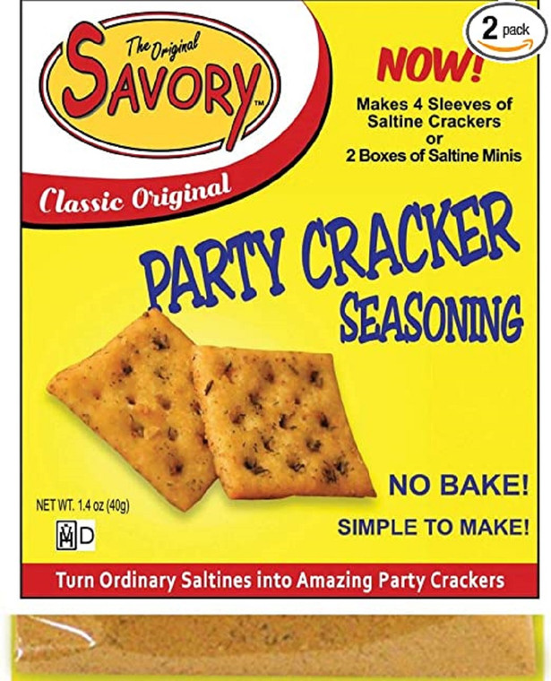 Savory Classic Original Party Cracker Seasoning  4 Pack Original Set