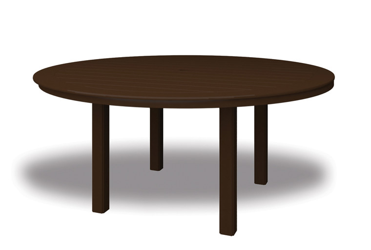 Telescope MGP Rustic Top Round Dining Table w/ hole 64"