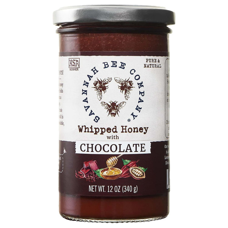 Savannah Bee Company Whipped Honey with Chocolate12 oz