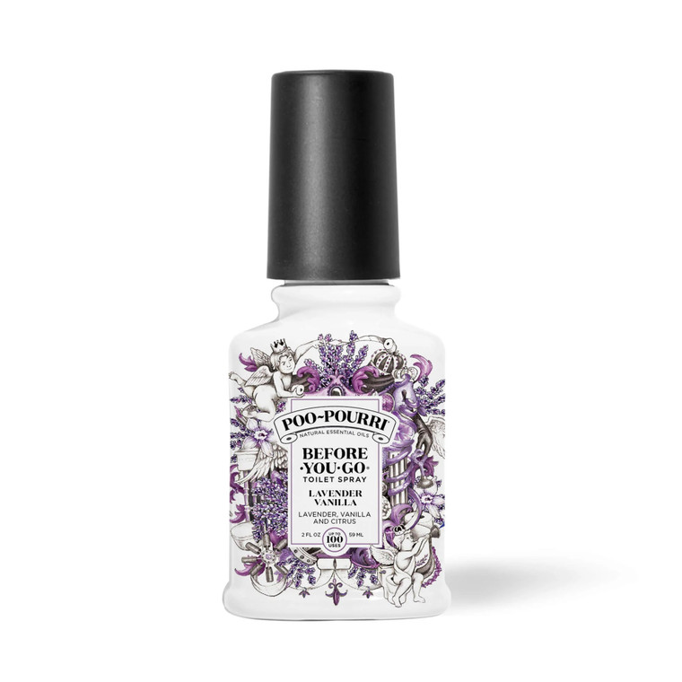 Poo-Pourri Before You Go Toilet Spray Lavender Vanilla 4oz Bottle