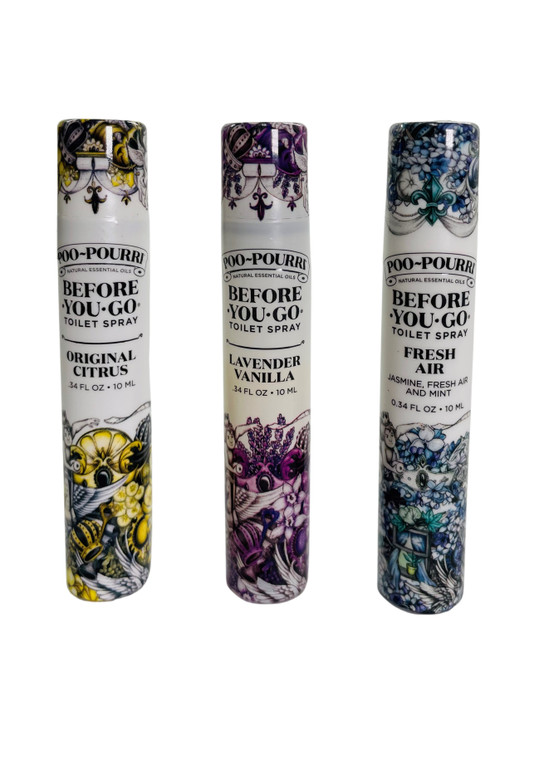 Poo-Pouri Before You Go On the Go Set of 3 10ml Travel Size
