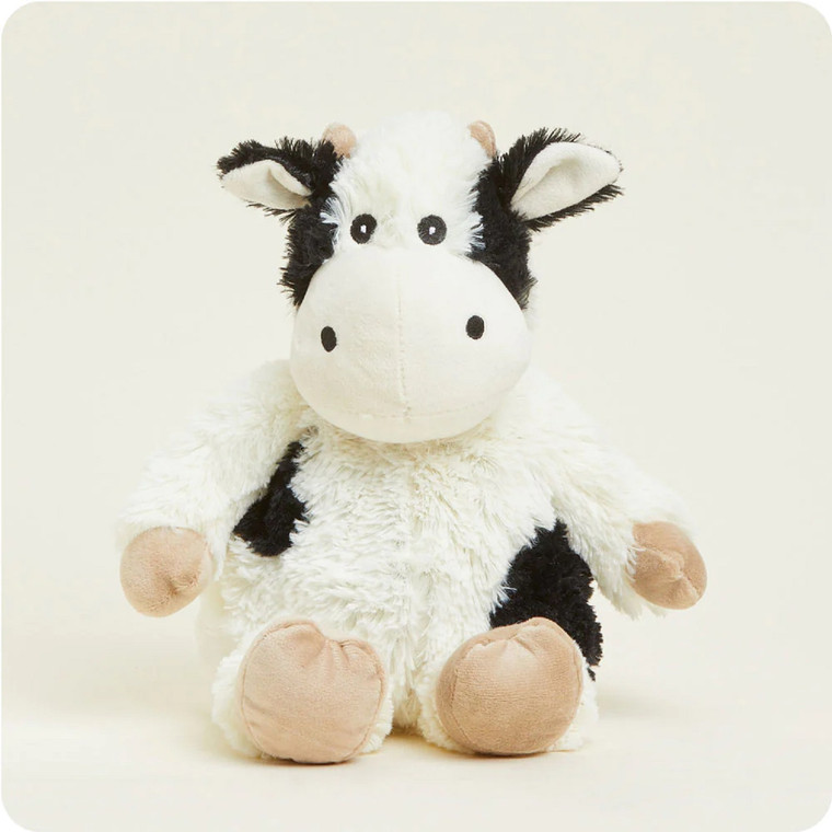 Warmies Plush Microwavable Lavender  Scented  Plush Black White Cow