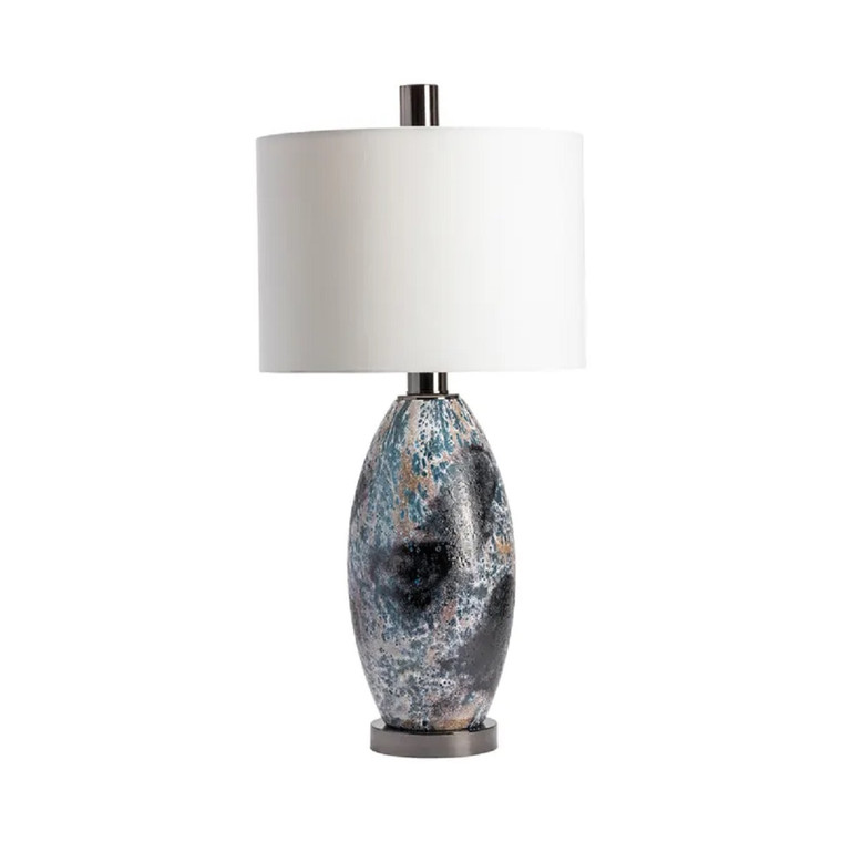 Crestview Logan Blown Glass Table Lamp