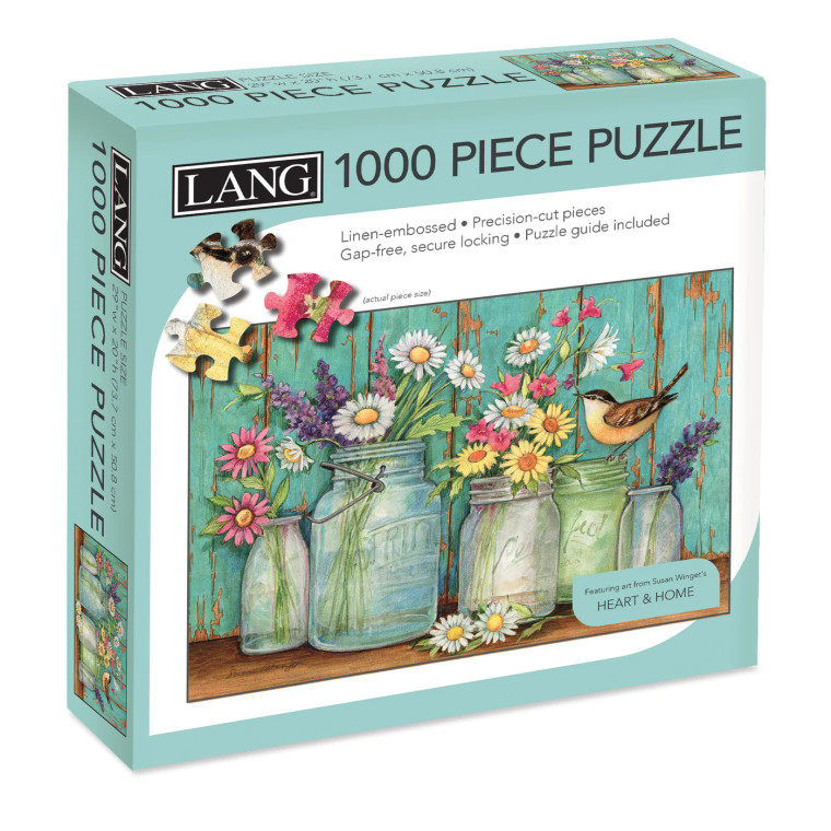 Lang 1000PC Mason Flowers Jigsaw Puzzle