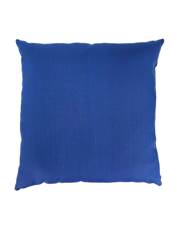 Outdoor Pillow 19"Square Marine Blue Solid