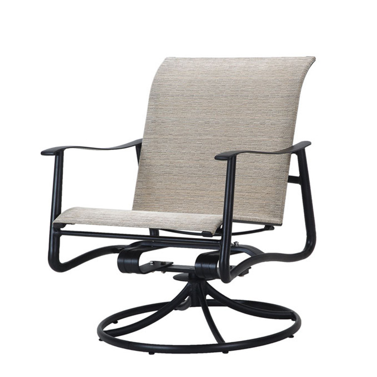 Aria Sling Swivel Rocking Lounge Chair