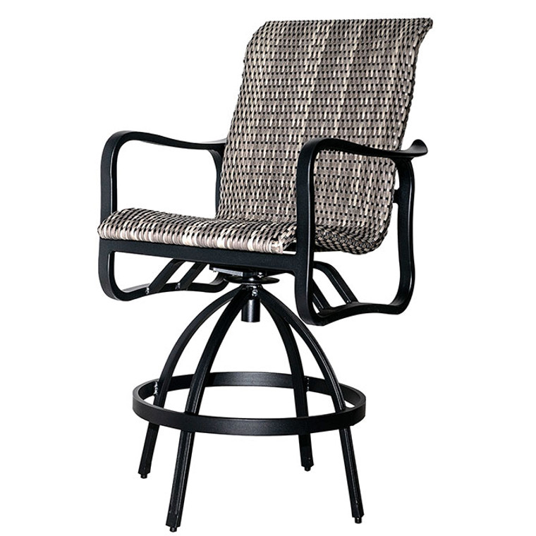 Gensun Cabrisa Woven Swivel Bar Stool