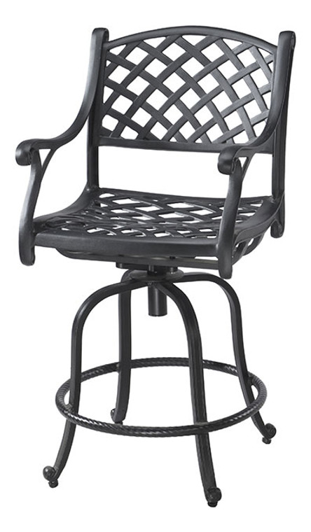 Gensun Columbia Swivel Bar Stool Frame