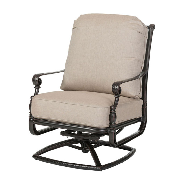 Gensun Grand Terrace High Back Swivel Rocking Lounge Chair Frame