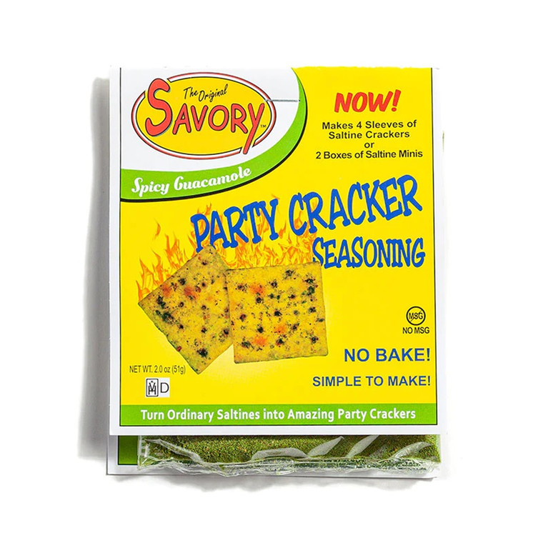 Savory Spicy Guacamole Party Cracker Seasoning 4 Pack